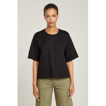 Tricou lejer cu buzunar pe piept