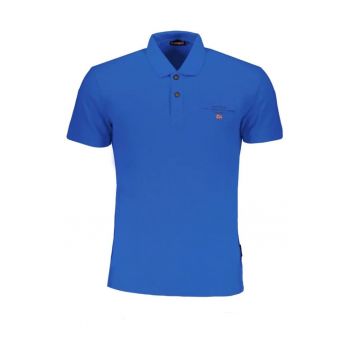 Tricou polo barbati din bumbac Elbas cu croiala Regular Fit -