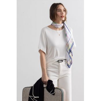 Tricou vaporos cu model uni