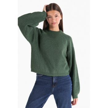 Pulover cu maneci raglan