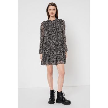 Rochie scurta cu animal print Aminta