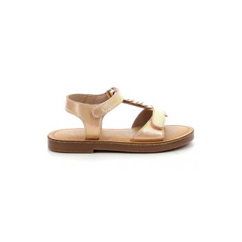 Sandale de piele cu velcro