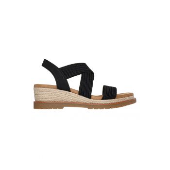 Sandale-espadrile din material textil