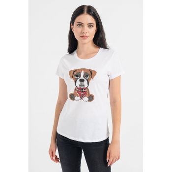 Tricou cu imprimeu grafic