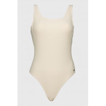 Costum de baie intreg cu model texturat