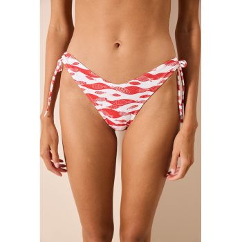 Slip cu model si snururi laterale de ajustare