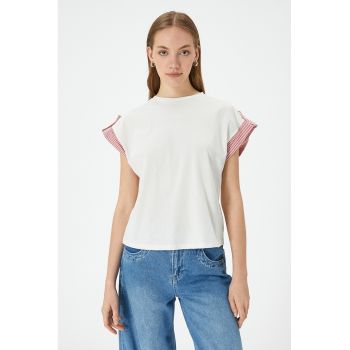 Tricou cu garnituri contrastante
