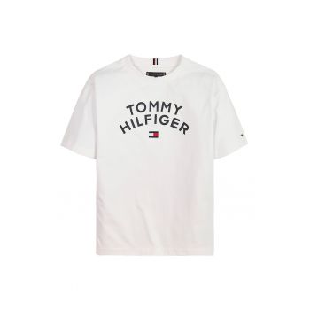 - Tricou de bumbac organic cu imprimeu logo
