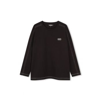 Bluza din bumbac cu decolteu rotund