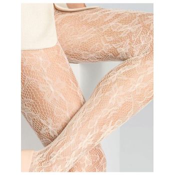 Ciorapi mesh cu model floral Marilyn Charly E01