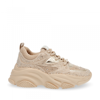 Sneakers femei Steve Madden nude din sintetic cu ștrasuri 1467dpprivynu