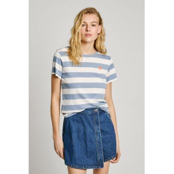 Tricou in dungi cu decolteu rotund