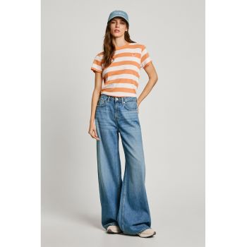 Tricou in dungi cu decolteu rotund