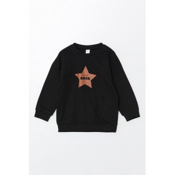 Bluza de trening cu imprimeu text