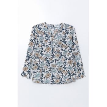 Bluza-tunica cu imprimeu