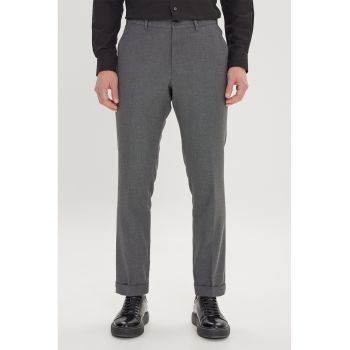 Pantaloni eleganti cu buzunare laterale