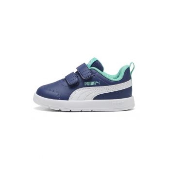 Pantofi sport din piele ecologica cu inchidere velcro Courtflex