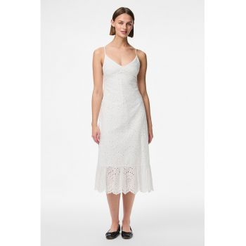 Rochie midi cu dantela Sangallo