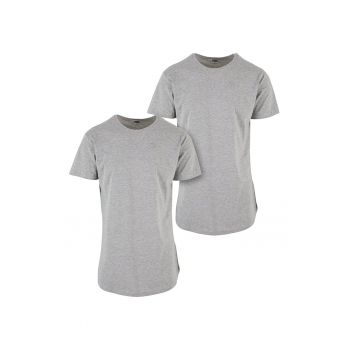 Set de tricouri cu decolteu rotund - 2 piese