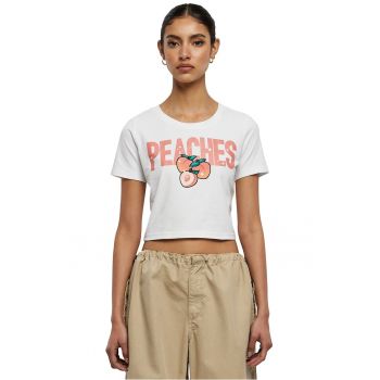 Tricou crop unisex cu imprimeu cu fructe