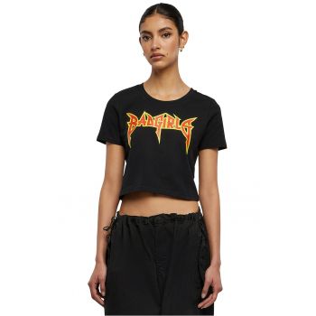 Tricou crop unisex cu imprimeu text