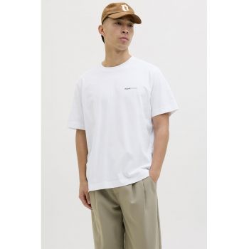 Tricou cu imprimeu floral pe partea din spate