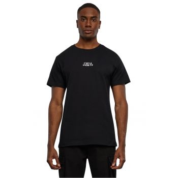 Tricou cu imprimeu text discret
