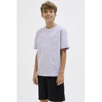 Tricou cu maneci cazute si imprimeu