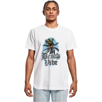 Tricou din bumbac cu decolteu la baza gatului
