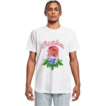 Tricou din bumbac cu imprimeu grafic si text
