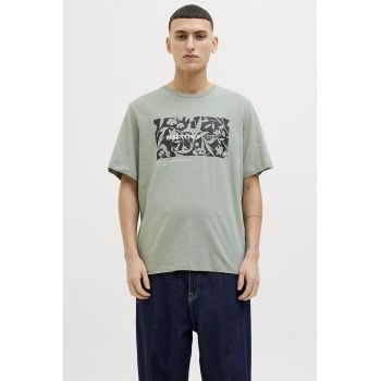 Tricou lejer cu imprimeu pe partea din fata