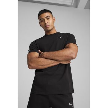 Tricou regular fit din bumbac cu decolteu la baza gatului