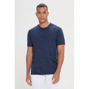 Tricou slim fit din amestec de modal