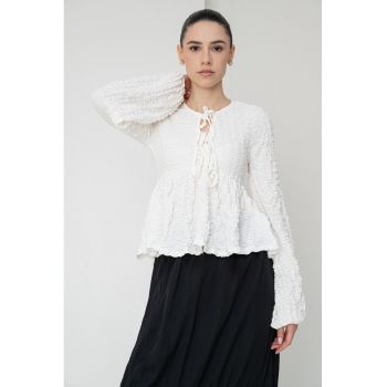 Bluza cu decupaj frontal