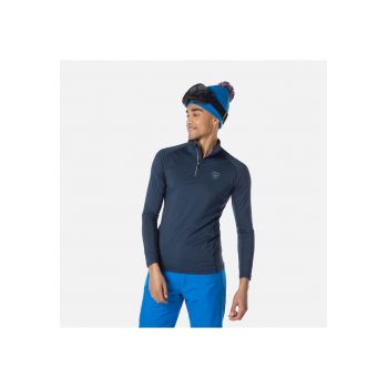 Bluza sport  Classique - cu fermoar - pentru barbati - albastru inchis
