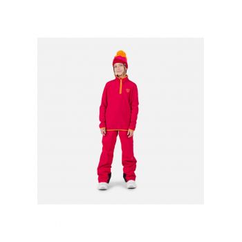 Bluza sport  Strawpile fleece - cu fermoar - pentru juniori - rosuswqe