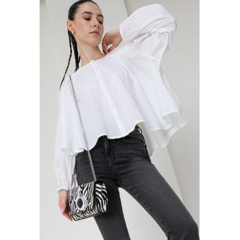 Bluza supradimensionata din bumbac