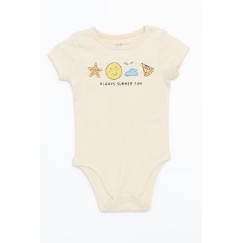 Body slim-fit din bumbac