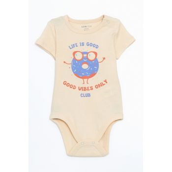 Body slim-fit din bumbac