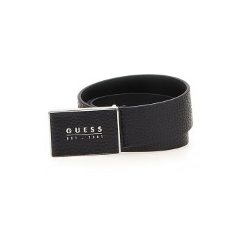 Curea de piele cu aspect texturat Dijon