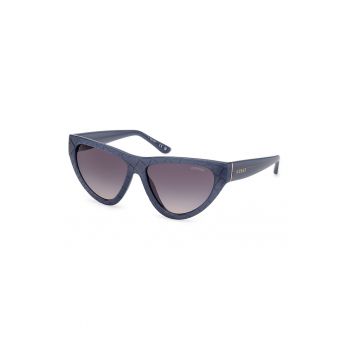 Ochelari de soare cat-eye cu logo