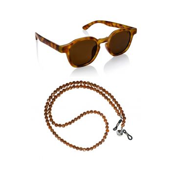 Ochelari de soare pantos unisex cu lant