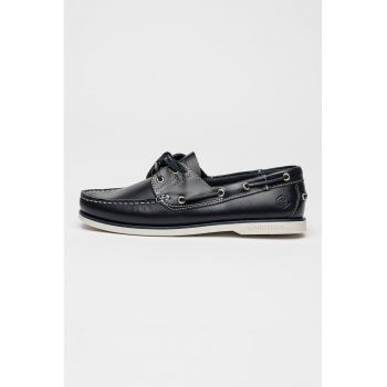Pantofi boat de piele Navigator
