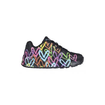 Pantofi copii sport cu imprimeu cu inimi Uno Lite - Spread