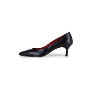 Pantofi din piele cu varf ascutit Evancelisa