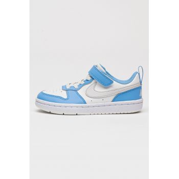 Pantofi sport de piele ecologica cu velcro Court Borough