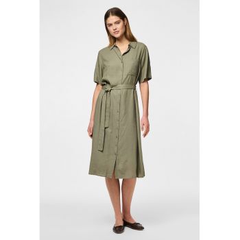Rochie-camasa din amestec de in
