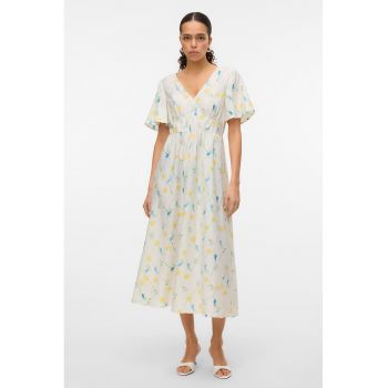 Rochie maxi cu decolteu in V