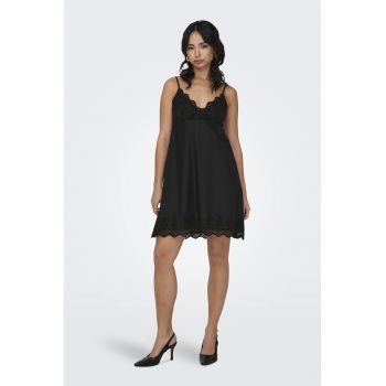 Rochie mini evazatadin amestec de bumbac organic