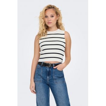 Top regular fit tricotat